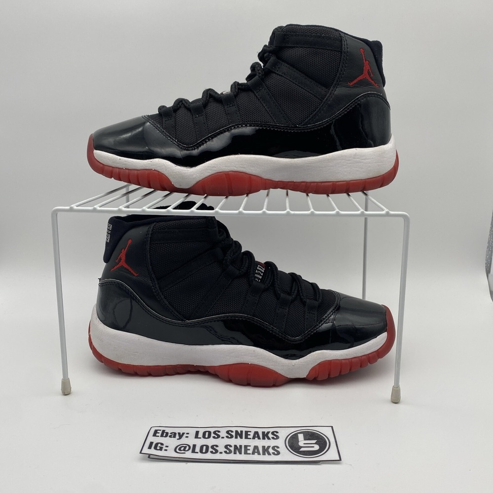 Size 7y- (GS) Jordan 11 Retro High Bred (378038-061) - Picture 2 of 8